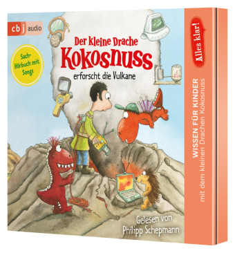 Alles klar! Der kleine Drache Kokosnuss erforscht die Vulkane, 1 Audio-CD