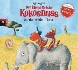 Der kleine Drache Kokosnuss bei den wilden Tieren, 1 Audio-CD