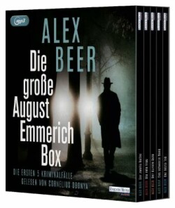 Die große August Emmerich Box - Der zweite Reiter - Die rote Frau - Der dunkle Bote - Das schwarze Band - Der letzte Tod, 5 Audio-CD, 5 MP3