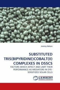 Substituted Tris(bipyridine)Cobalt(ii) Complexes in Dsscs