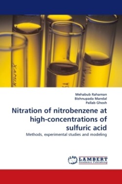 Nitration of nitrobenzene at high-concentrations of sulfuric acid