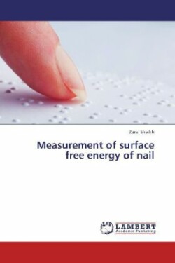 Measurement of surface free energy of nail
