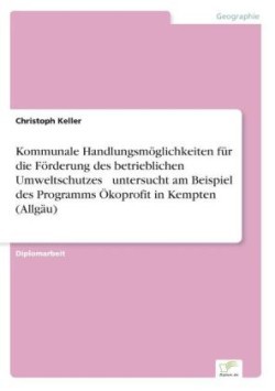 Kommunale Handlungsmöglichkeiten für die Förderung des betrieblichen Umweltschutzes untersucht am Beispiel des Programms Ökoprofit in Kempten (Allgäu)