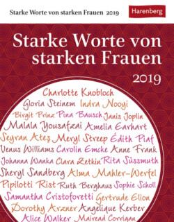 Starke Worte von starken Frauen 2019