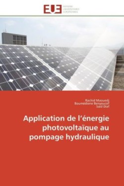 Application de L Énergie Photovoltaïque Au Pompage Hydraulique