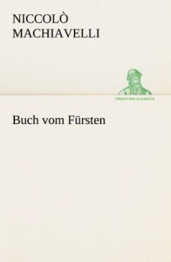 Buch Vom Fursten