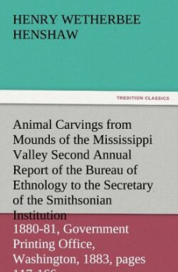 Animal Carvings from Mounds of the Mississippi Valley Second Annual Report of the Bureau of Ethnology to the Secretary of the Smithsonian Institution,