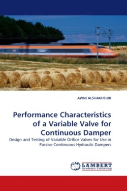 Performance Characteristics of a Variable Valve for Continuous Damper