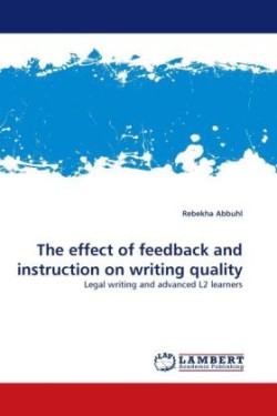 effect of feedback and instruction on writing quality