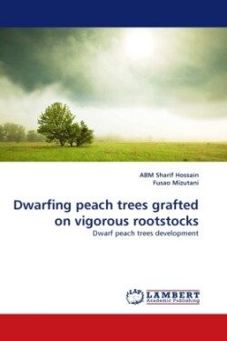 Dwarfing peach trees grafted on vigorous rootstocks