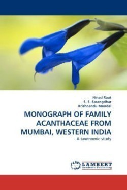 Monograph of Family Acanthaceae from Mumbai, Western India