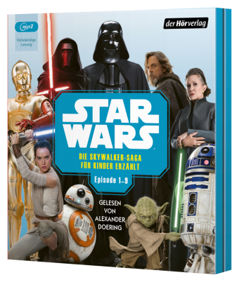 Star Wars: Die Skywalker-Saga für Kinder erzählt, 1 Audio-CD, 1 MP3