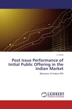 Post Issue Performance of Initial Public Offering in the Indian Market