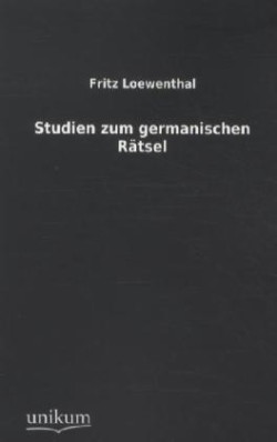 Studien zum germanischen Rätsel