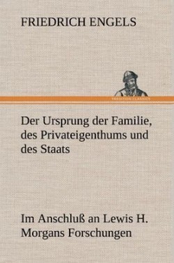 Ursprung Der Familie, Des Privateigenthums Und Des Staats