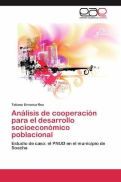 Análisis de cooperación para el desarrollo socioeconómico poblacional