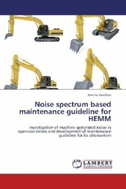 Noise spectrum based maintenance guideline for HEMM