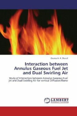 Interaction between Annulus Gaseous Fuel Jet and Dual Swirling Air