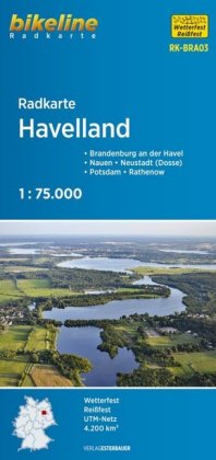 Havelland Cycle Map Brandenburg / Potsdam