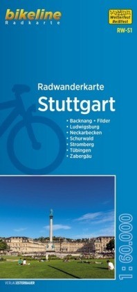 Stuttgart cycling tour map