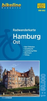 Hamburg East cycling tour map