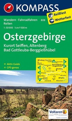 KOMPASS Wanderkarte Osterzgebirge