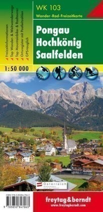 Pongau - Hochkonig - Saalfelden Hiking + Leisure Map 1:50 000