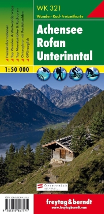Achensee - Rofan - Unterinntal Hiking + Leisure Map 1:50 000