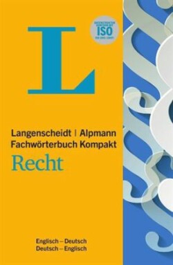 Langenscheidt Alpmann Fachworterbuch Kompakt Recht Englisch