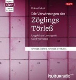 Die Verwirrungen des Zöglings Törleß, 1 Audio-CD, 1 MP3