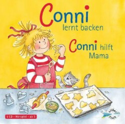 Conni lernt backen / Conni hilft Mama (Meine Freundin Conni - ab 3), 1 Audio-CD