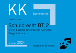 Karteikarten Schuldrecht BT 2