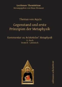 Gegenstand und erste Prinzipien der Metaphysik