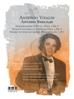 Violinkonzert A-Moll, Opus 3 Nr. 6, m. 1 Audio-DVD