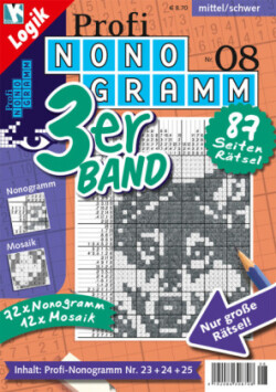 Profi-Nonogramm 3er-Band.Nr.8