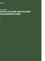 Jürgen Eichhoff: Wortatlas Der Deutschen Umgangssprachen. Band 2