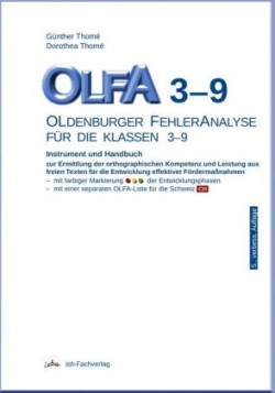 OLFA 3-9+: Oldenburger Fehleranalyse für die Klassen 3-9 und darüber