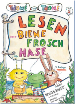 Lesen mit Biene, Frosch und Hase