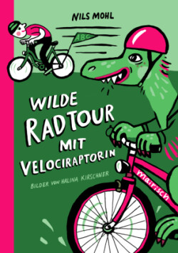 Wilde Radtour mit Velociraptorin