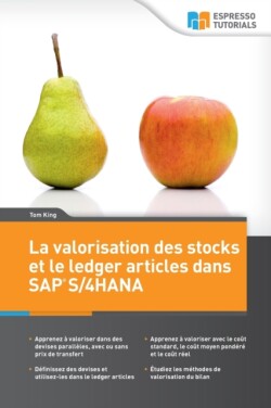 valorisation des stocks et le ledger articles dans SAP S/4HANA