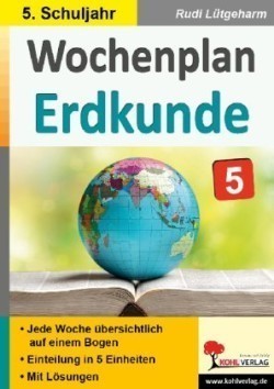 Wochenplan Erdkunde / Klasse 5