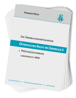 Überblickskarteikarten Öffentliches Recht im Überblick II - NRW