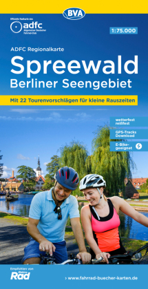 Spreewald / Berliner Seengebiet cycling map