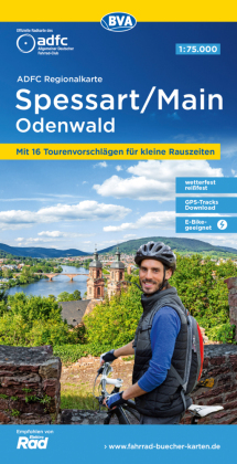 Spessart / Main / Odenwald cycling map