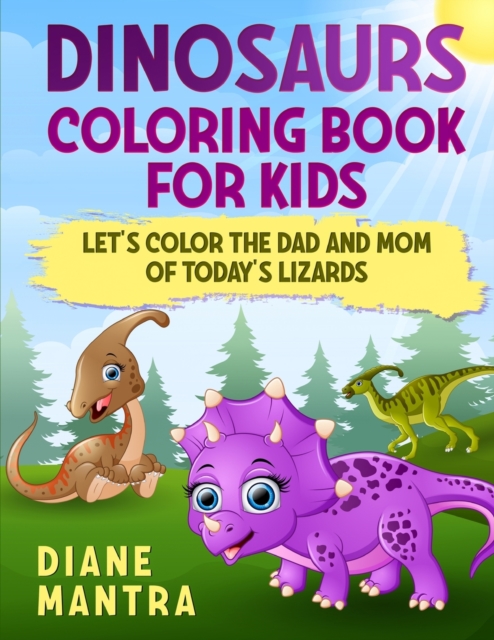 Dinosaurs coloring book for kids