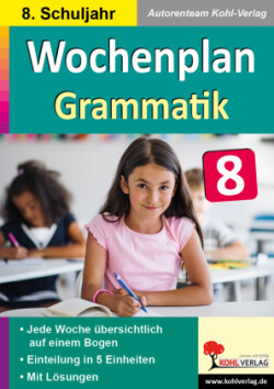 Wochenplan Grammatik / Klasse 8