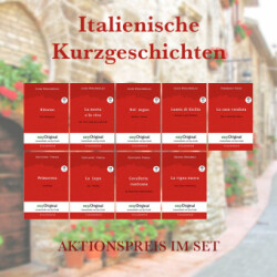 Italienische Kurzgeschichten (Bücher + 9 Audio-CDs), m. 9 Audio-CD, m. 9 Audio, m. 9 Audio, 9 Teile