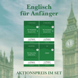 Englisch für Anfänger (Bücher + 4 MP3 Audio-CDs) - Lesemethode von Ilya Frank, m. 4 Audio-CD, m. 4 Audio, m. 4 Audio, 4 Teile