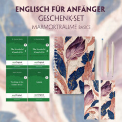 Englisch für Anfänger Geschenkset - 4 Bücher (mit Audio-Online) + Marmorträume Schreibset Basics, m. 4 Beilage, m. 4 Buch