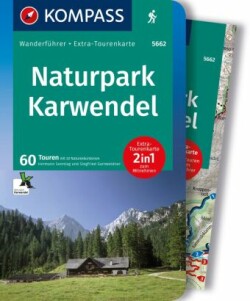 KOMPASS Wanderführer Naturpark Karwendel, 60 Touren mit Extra-Tourenkarte